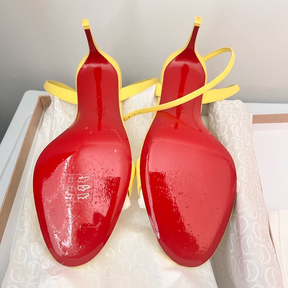 These are Red Bottom heels Loubigirl 85.